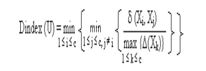 Dunn's index