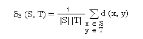 Intercluster distance