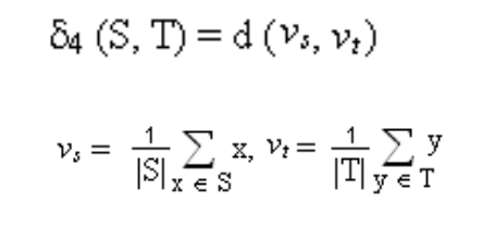 Intercluster distance