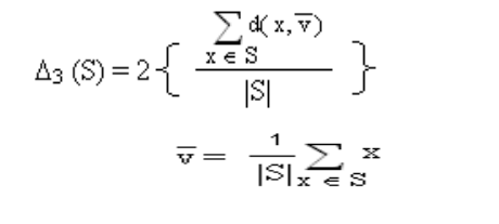 Intracluster distance